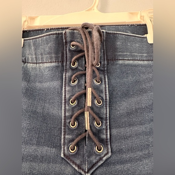 American Eagle Pull-On Lace-up Jeggings - Picture 2 of 4